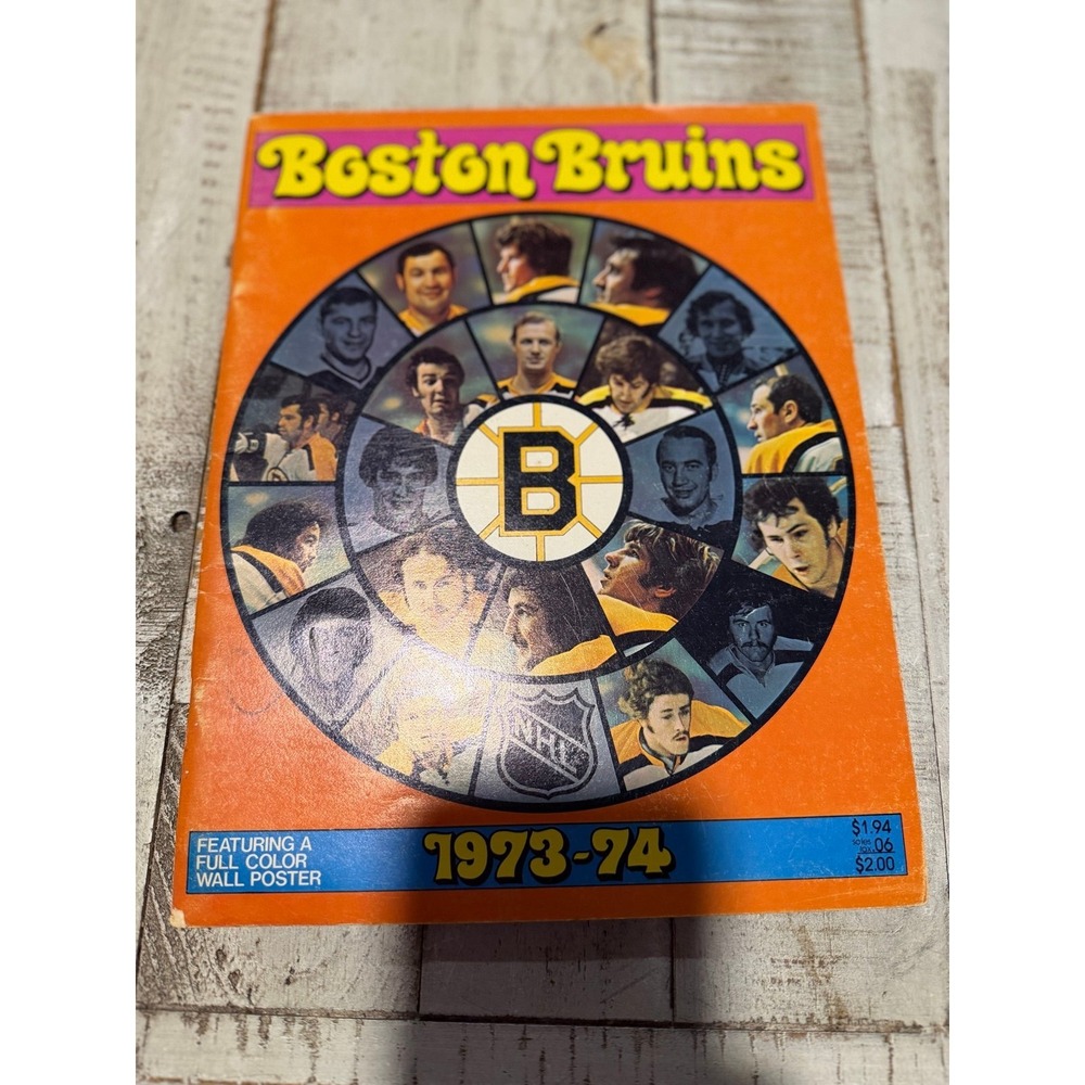 1973-74 Boston Bruins NHL Hockey‎ Yearbook